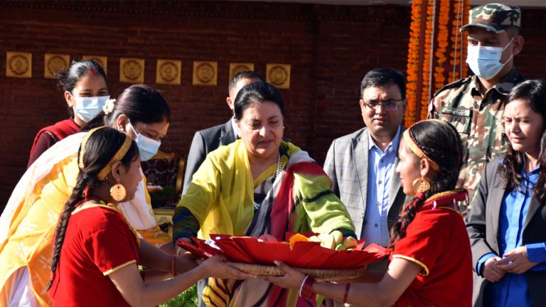 राष्ट्रपति निवासमा देउसीभैलो