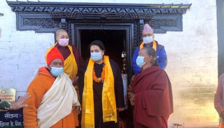 राष्ट्रपति भण्डारीद्वारा मुक्तिनाथमा विशेष पूजाआजा